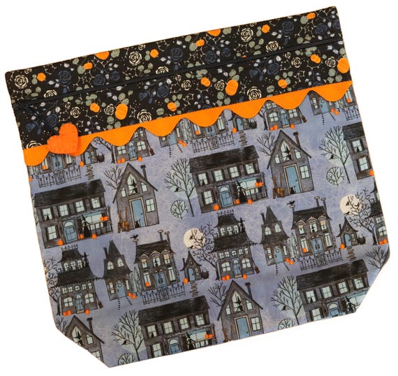 MORE2LUV Witch in the Window Cross Stitch Project Bag