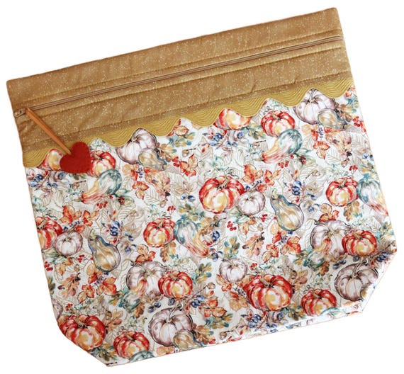 MORE2LUV Golden Gourds Project Bag