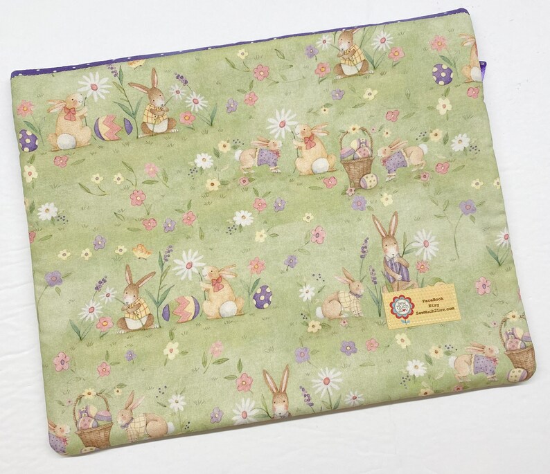 Peter Cottontail Cross Stitch Project Bag