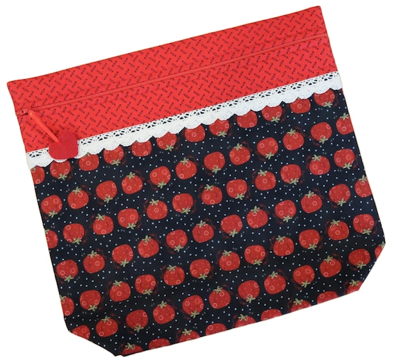 MORE2LUV Tomato Love Cross Stitch Project Bag