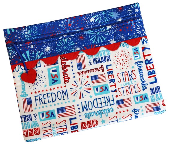 Freedom Rings Cross Stitch Project Bag