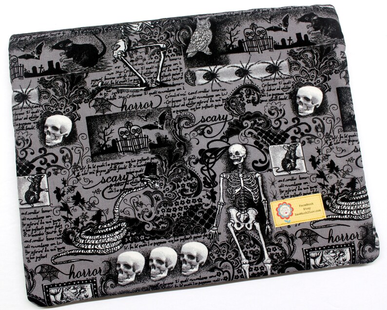 So Scary Halloween Cross Stitch Project Bag