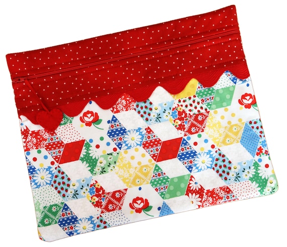 Summer Quilt Cross Stitch Project Bag