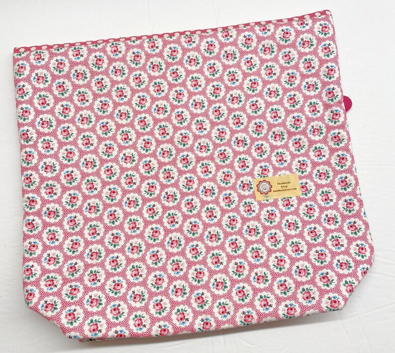 MORE2LUV Petite Roses Cross Stitch Project Bag