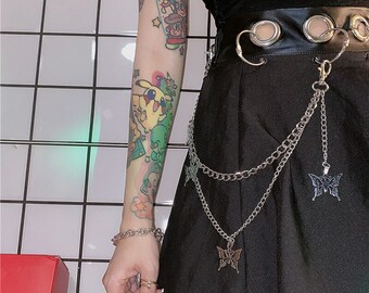 Butterfly Chain Belt - Etsy Australia