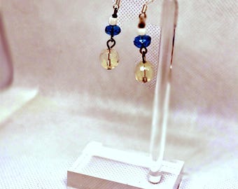Sparkle Drops — Handmade Earrings with Vintage Beads