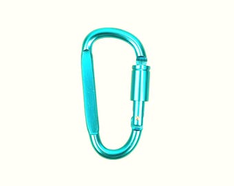 Lightweight, durable aluminum quick-release carabiner – perfect for backpacks, outdoor gear, and daily essentials.