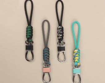 Handwoven Paracord Keychain | Artisan Key Fob for Men & Women | Unique Gift for Him, Boyfriend, Husband