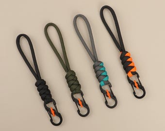 S-Clip Finger Lanyard with Locking Buckle – Keychain & Backpack Accessory, Portable On-the-Go Lanyard