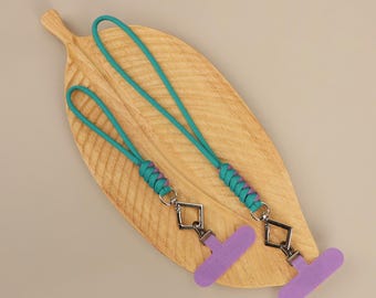 Woven lanyards are perfect for hanging phones and keychains