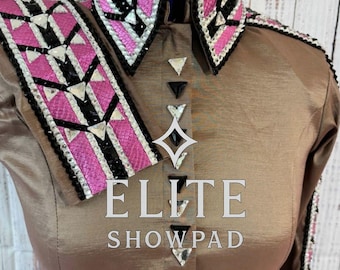 Western Show Shirt: Handmade Horsemanship Shirt, Custom Size