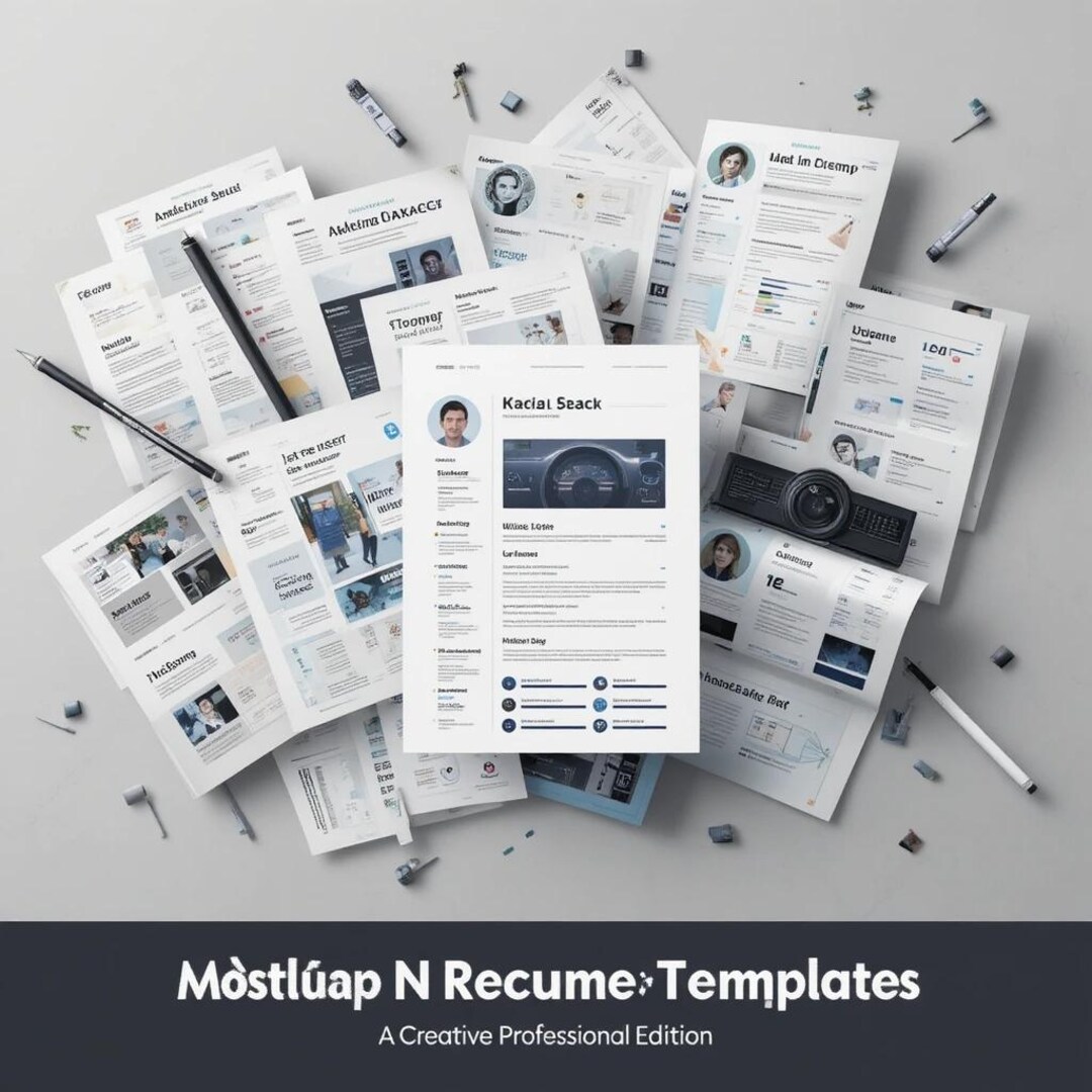 500+ Modern Resume Templates Bundle | Ats-friendly CV Designs, Editable ...