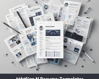 500+ Modern Resume Templates Bundle | CV, Cover Letter (docx, pdf, psd, canva)