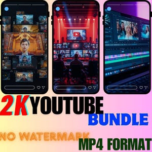 2000+ YouTube Creator Mega Bundle | Video Templates, Thumbnails, Growth Tools