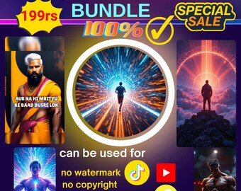 AI Motivational Reels Bundle – Viral Inspirational Videos for Social Media (Digital Download)