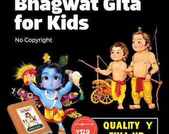 Bhagwat Gita für Kinder: Hindu Krishna Lehren, ethische Geschichten, Vertrauensbildung (digitaler Download)