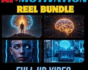 AI- Motivational Reels Bundle – Inspire, Empower & Boost Engagement | Mindset • Success • Daily Motivation”