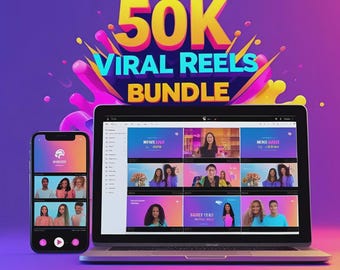 50K Viral Reels Bundle | Trending Instagram, YouTube Shorts & Facebook Reels | High Engagement Ready Content