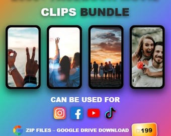 Cinematic Movie Clips Bundle | FB Reels Video Templates | Viral Video Editing Pack”