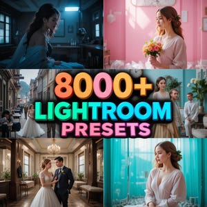 Lightroom Presets Bundle | Professional Photo Editing Presets | Color, Portrait, Landscape, Mobile & Desktop Compatible |