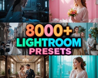 Lightroom Presets Bundle | Professional Photo Editing Presets | Color, Portrait, Landscape, Mobile & Desktop Compatible |