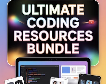 Coding Resources Bundle | HTML CSS Python Projects (Digital Download)