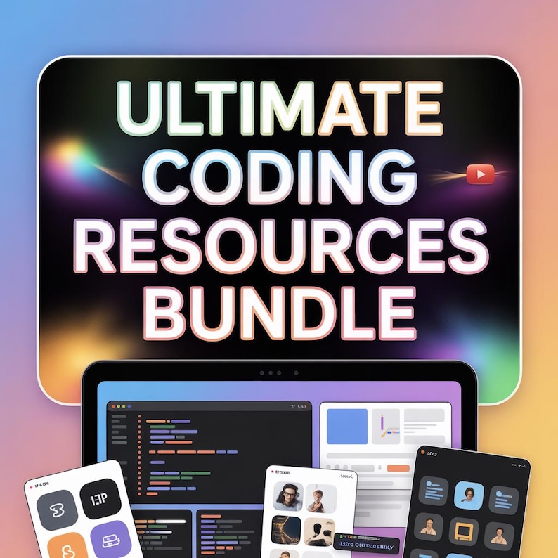 Coding Resources Bundle | HTML CSS Python Projects (Digital Download) image 1