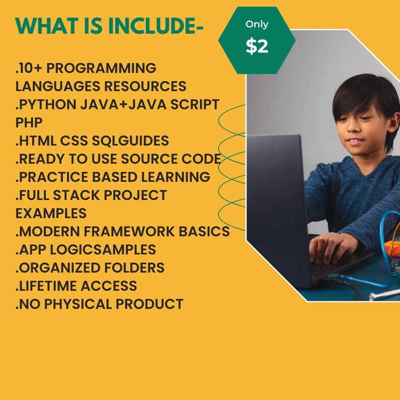 Coding Resources Bundle | HTML CSS Python Projects (Digital Download) image 2