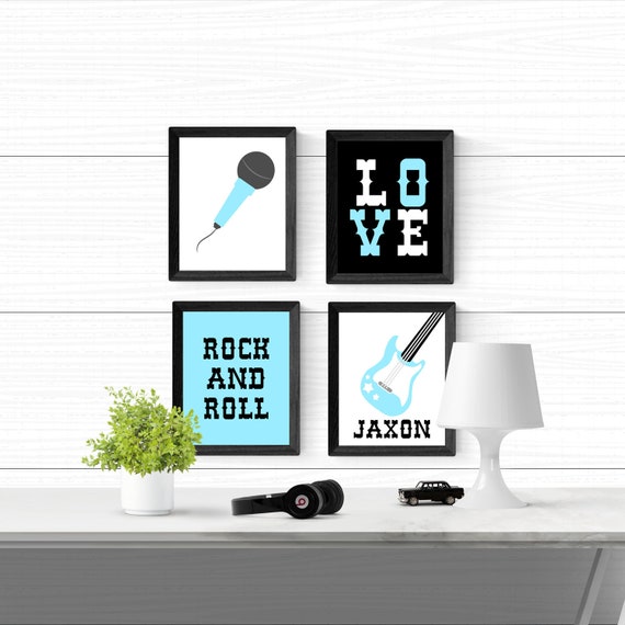 Punk Rock Nursery Wall Art Punk Rock Nursery Wall Decor Punk Etsy
