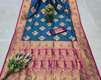 Tradycyjne indyjskie sari, eleganckie stroje imprezowe i świąteczne sari dla kobiet