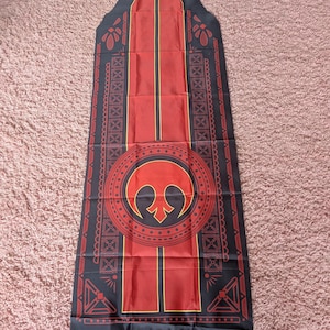 Star Wars Rebel Alliance Flag / Banner • Medieval-Style Wall Flag • Red & Yellow Phoenix Emblem • Sci-Fi Home Decor