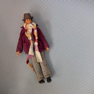 Vintage 1976 Doctor Who Action Figure – Tom Baker – Denys Fisher Mego – 70s Sci-Fi Toy –  Collector’s Display Piece