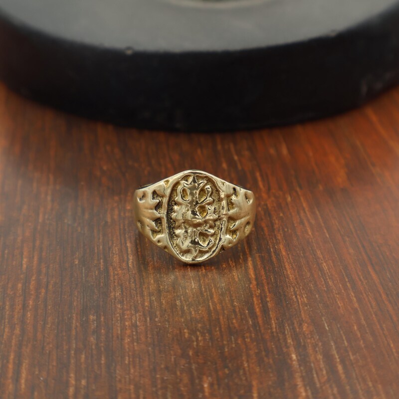Engraved Medieval Ring - Etsy UK