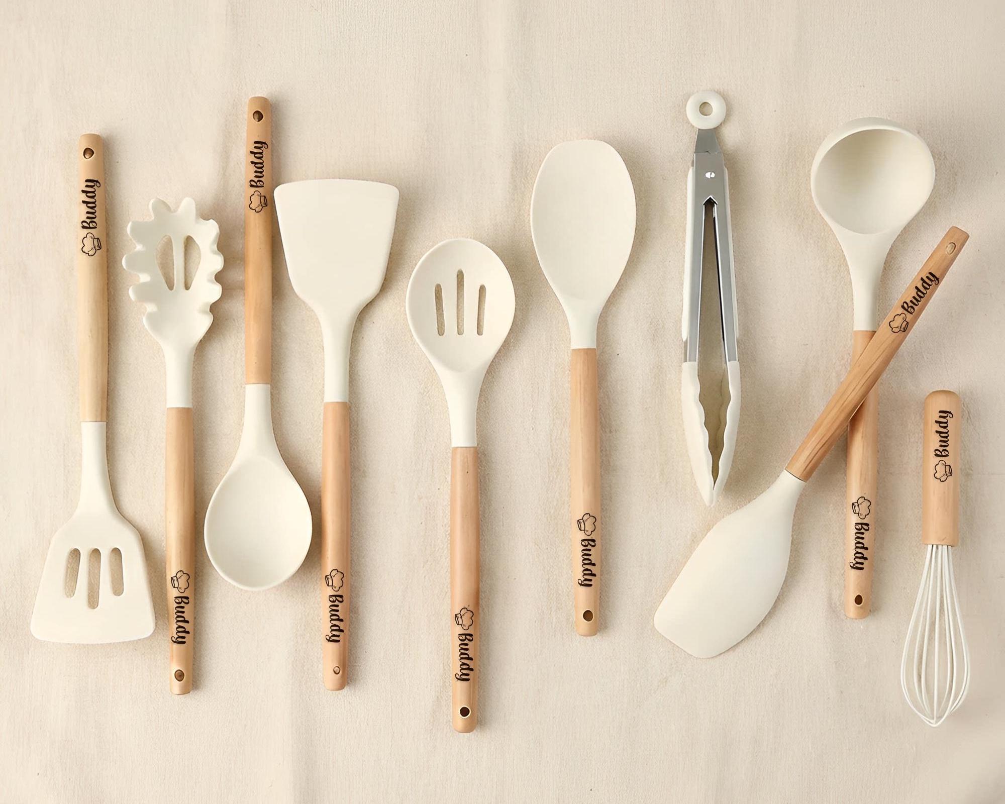 Personalised silicone cooking spoon - Etsy.de