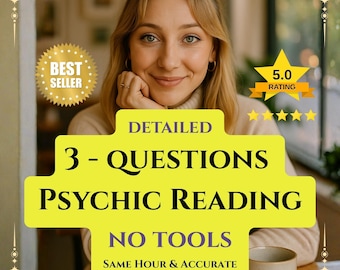 Psychic Reading, Same Hour NO TOOLS, Love Reading, Honest Psychic Reading, Psychic Love Reading, Psychic Spiritual Advice, Medium Reading