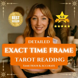 Lectura de tarot con tiempo exacto, lectura psíquica a la misma hora, predicciones precisas de tiempo, cuándo sucederá, información de médiums psíquicos
