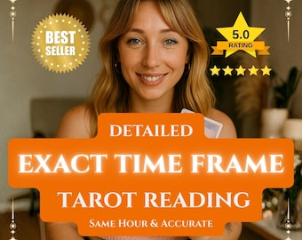 Lectura de tarot con tiempo exacto, lectura psíquica a la misma hora, predicciones precisas de tiempo, cuándo sucederá, información de médiums psíquicos