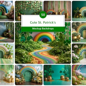 St. Patrick's Photography Backdrops: Irish Designs (Digital Download)