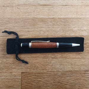 Handcrafted New Guinea Rosewood Sierra Twist Pen