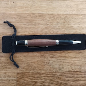 Handcrafted Black Walnut Sierra Twist Pen