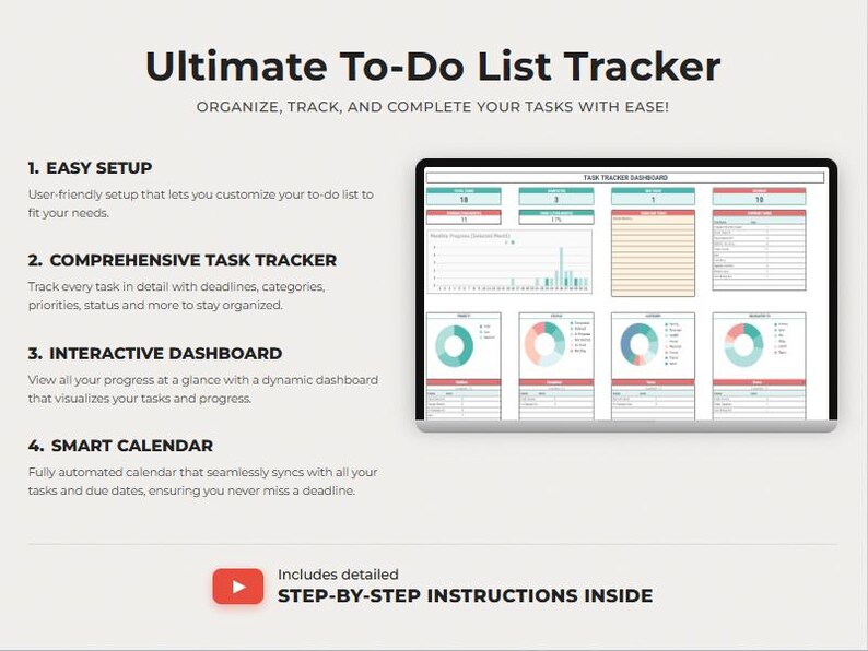 Details Tasktracker To Do List Task Tracker Spreadsheet: Productivity Planner (google ...