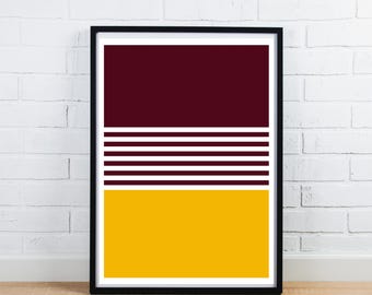 Brisbane Broncos 1992 Jersey Design - NRL Poster | Wall Art | Rugby League Fan Art | Broncos Footy Gift Art