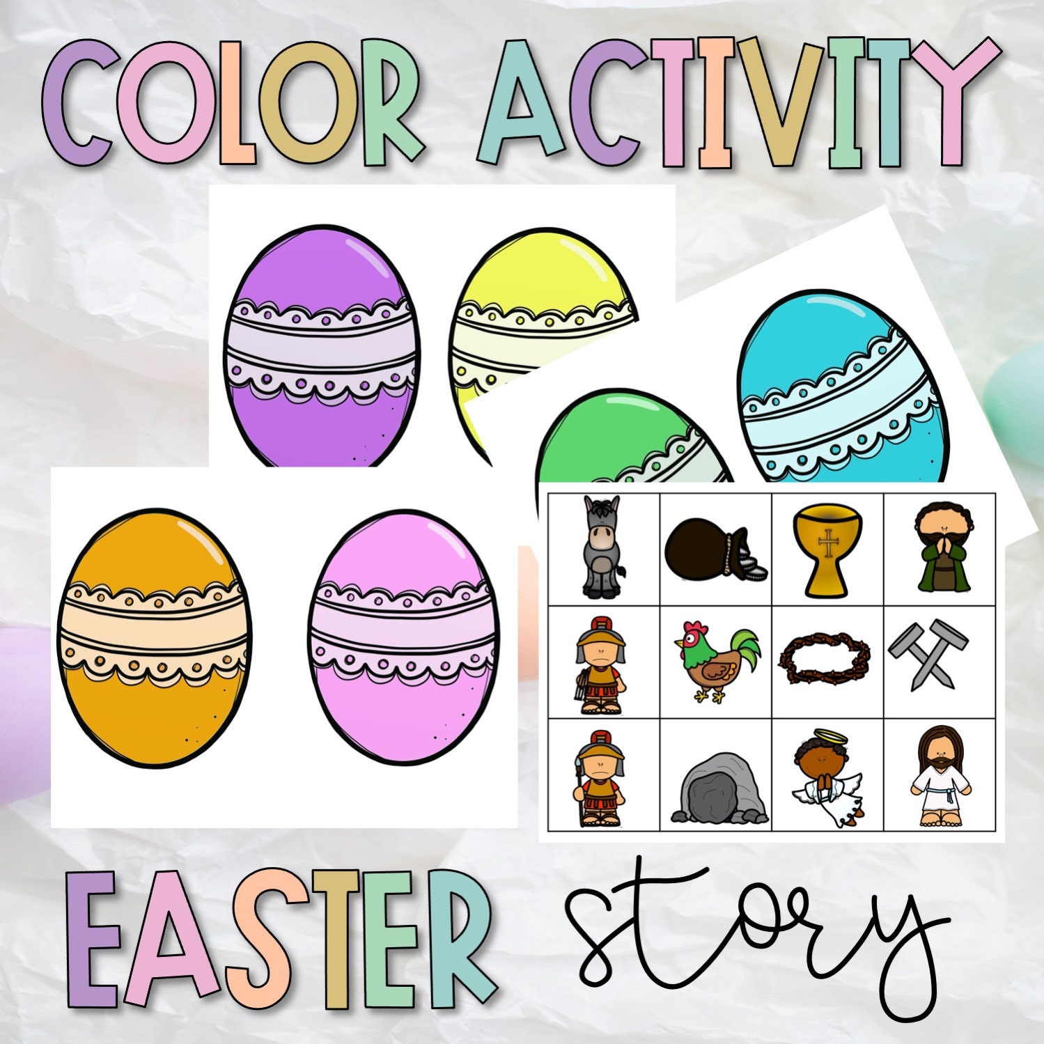 Resurrection Eggs Easter Activity - Catholic- Christian - Etsy