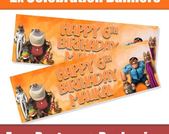 Personalised Awful Guys Birthday Banners / Celebration Banners