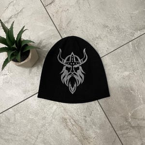 Viking Beanie: Norse Mythology Wool Blend Winter Hat