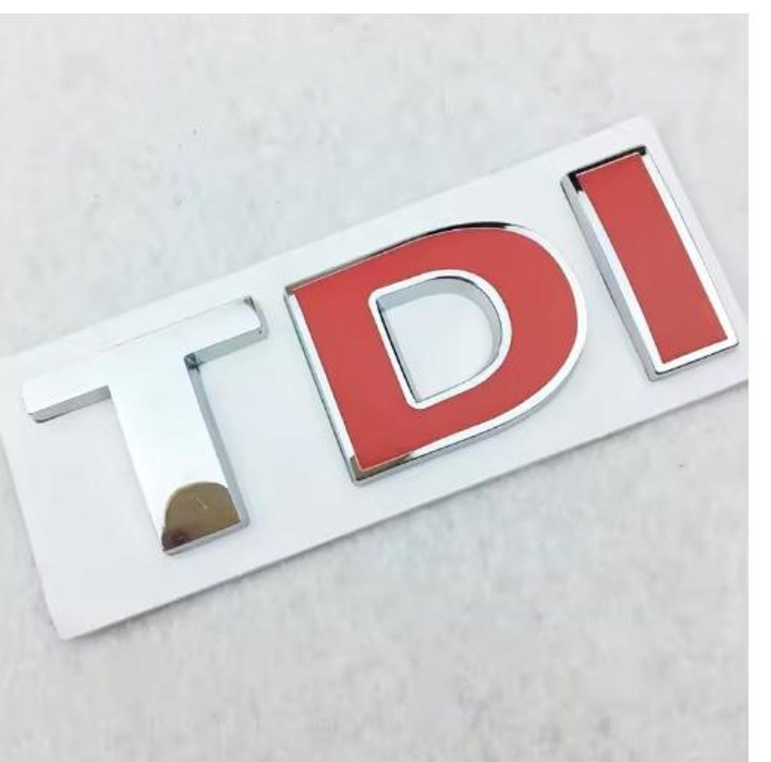 Tdi Performance Sticker 3D Metal Logo Rear Trunk Side Fender Car Emblem Badge Decals Auto ...