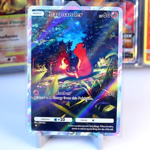 Collectible Trading card Charmander 230/226, Genetic Apex, TCG Pocket, Handmade, Full Art Card, Special Art, immersive rare