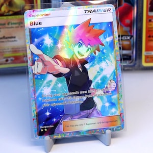 Collectible Trading card Blue 081/068, Mythical Island, TCG Pocket, Handmade, Full Art Card, Special Art, immersive rare