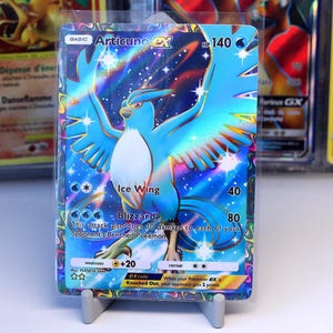 Collectible Trading card Articuno EX 258/226, Genetic Apex, TCG Pocket, Handmade, Full Art Card, Special Art, immersive rare