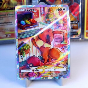 Collectible Trading card Evee 248/226, Genetic Apex, TCG Pocket, Handmade, Full Art Card, Special Art, immersive rare